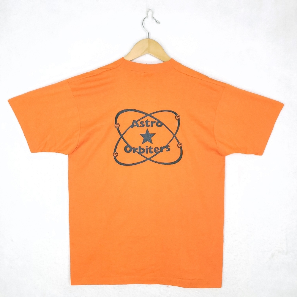 Vintage 90s Houston Astros Volunteer Astro Orbiters Single Stitch Rare T-shirt